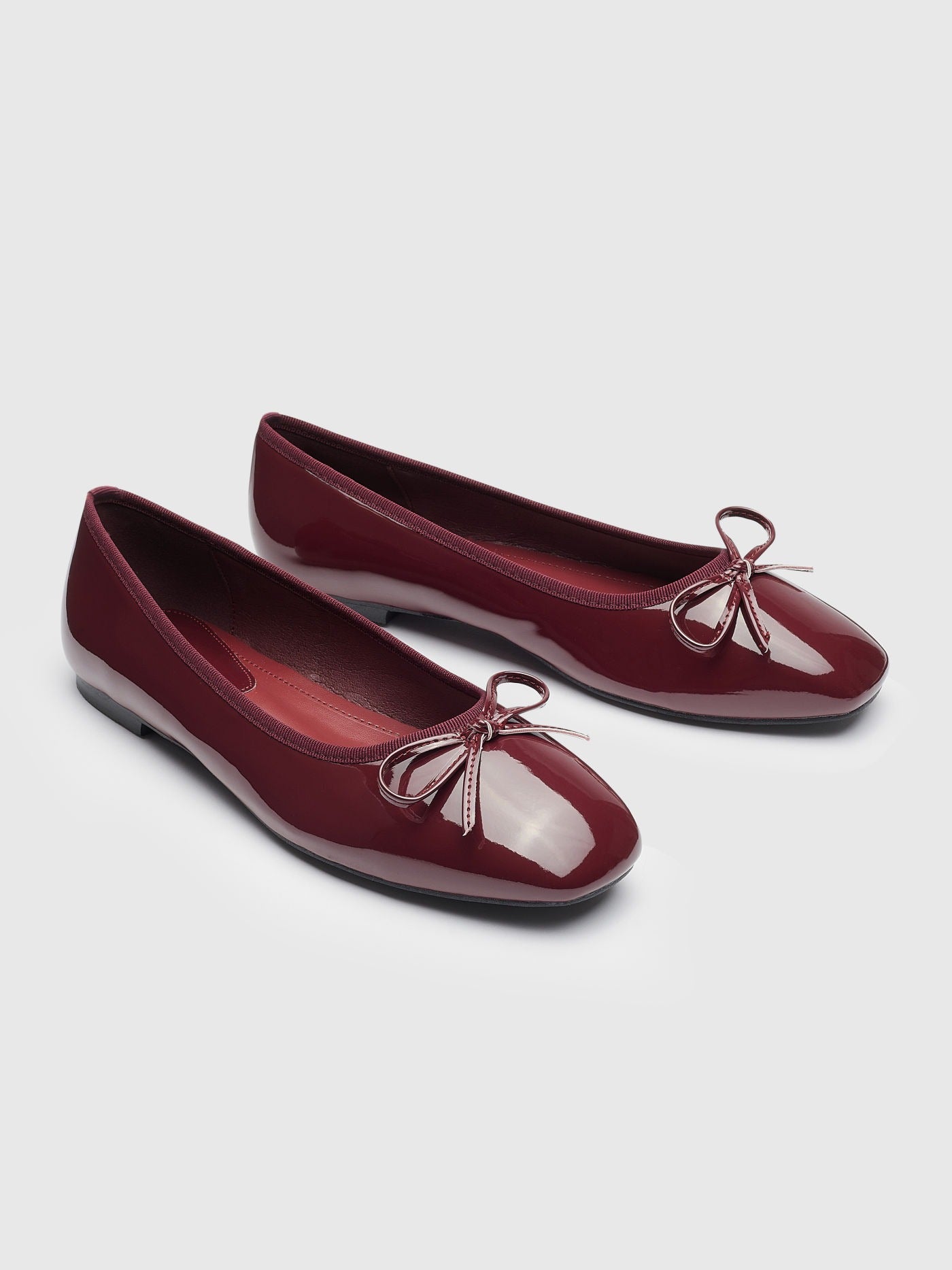 Ballet Flat Cherry Red