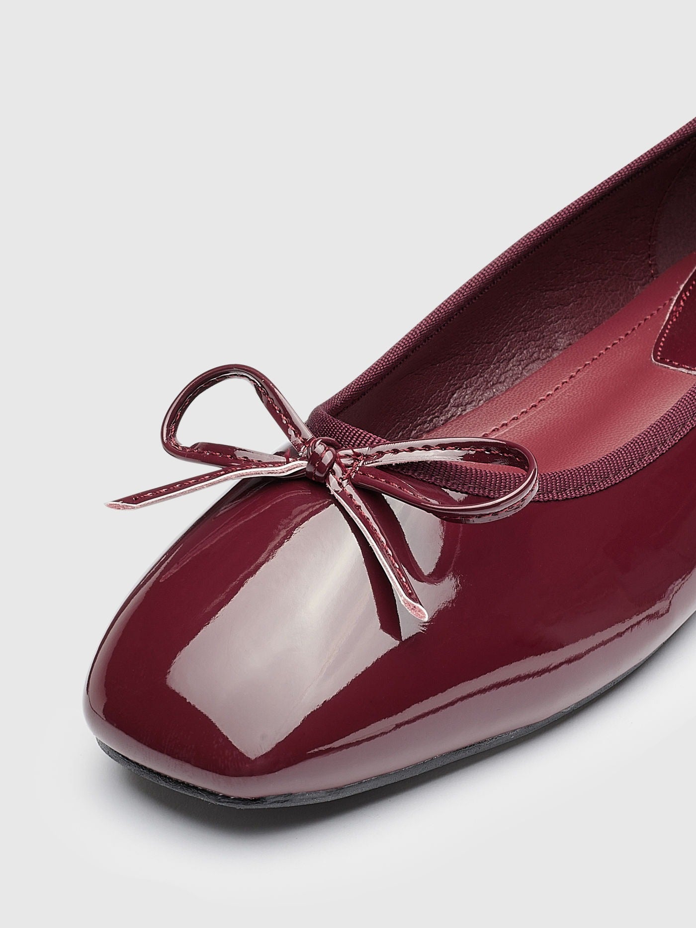 Ballet Flat Cherry Red